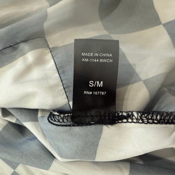 Dressed In LALA Good Karma Kimono in Checkerboard Black White Size S/M - Picture 6 of 6